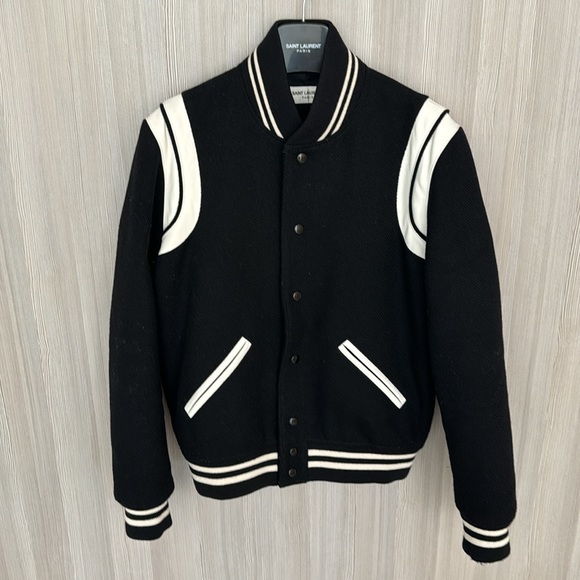 SAINT LAURENT TEDDY IN WOOL - SIZE 46 - Picture 2 of 9